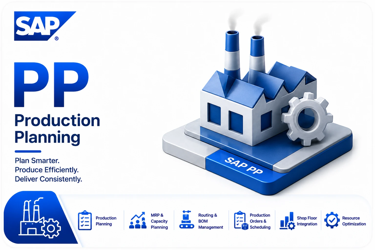 PP SAP S/4HANA PRODUCTION PLANNING & MANUFACTURING (SAP S/4HANA PP) - Image 1